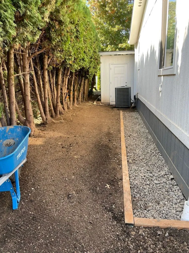 Local garden landscaping for residential properties in Silverton, OR by Redline Industries