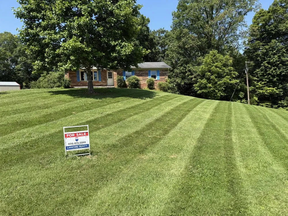 Custom yard cleanup service with custom design across Berea, KY - RedLine Landscaping and Snow Removal