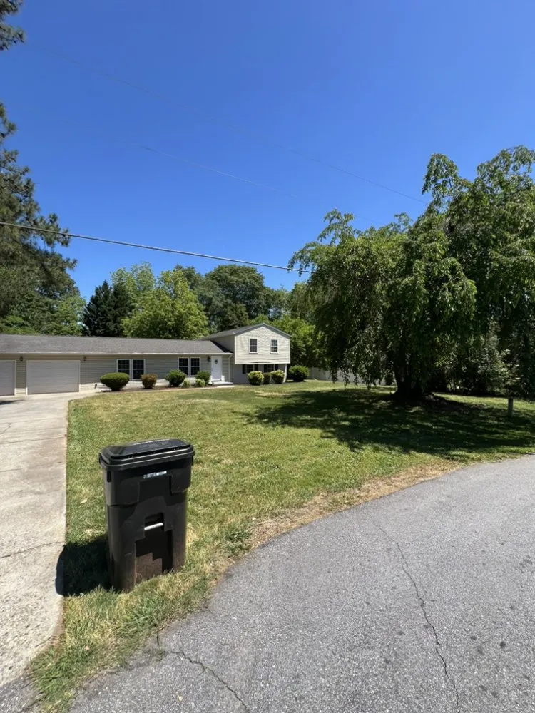 Professional yard cleanup service with custom design across Anderson, SC - Redline Lawn Care