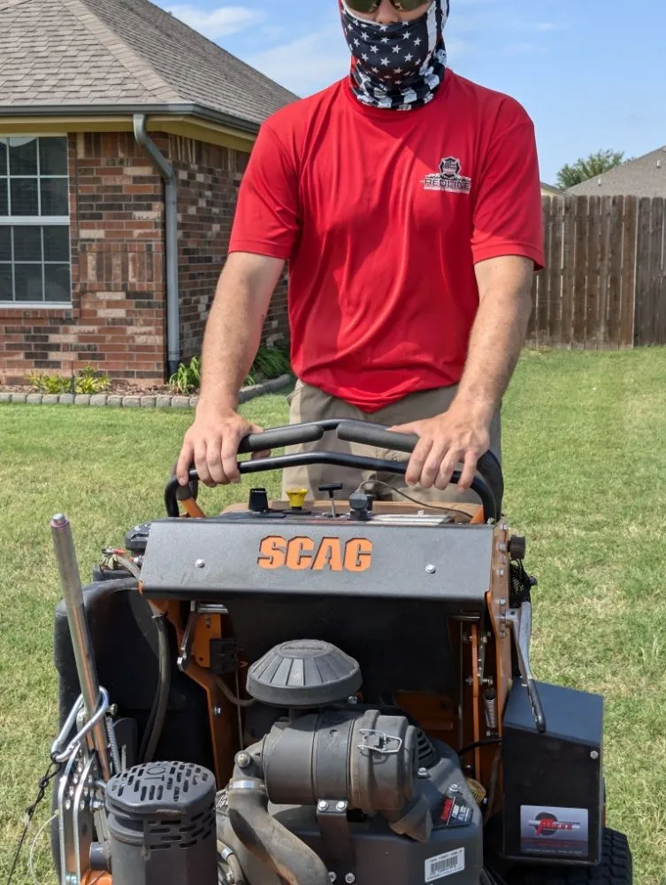 Custom landscape design in Stillwater, OK by Redline Mowing & Trimming