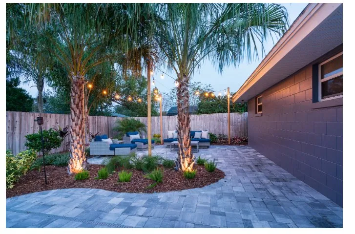 Local outdoor landscaping with custom design in Dorchester, SC by RedLine Property Maintenance