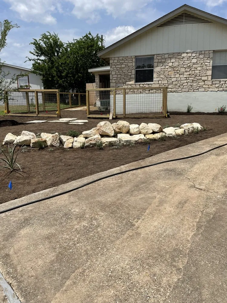 Professional lawn care service in Georgetown, TX by Redrose lawn care and landscape