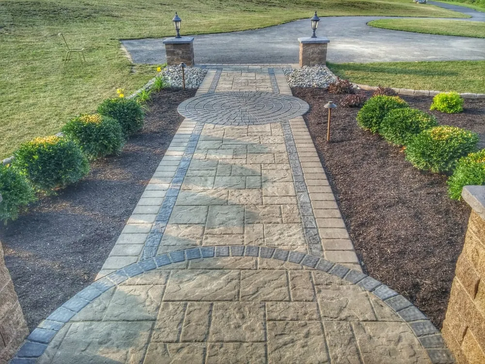 Reliable lawn care service with custom design in Whitehall, PA by Redstone Landscaping