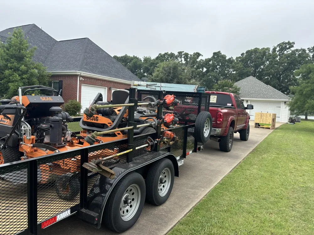 Custom landscaping services with custom design across Terrell, TX - Redstripe Lawn Care