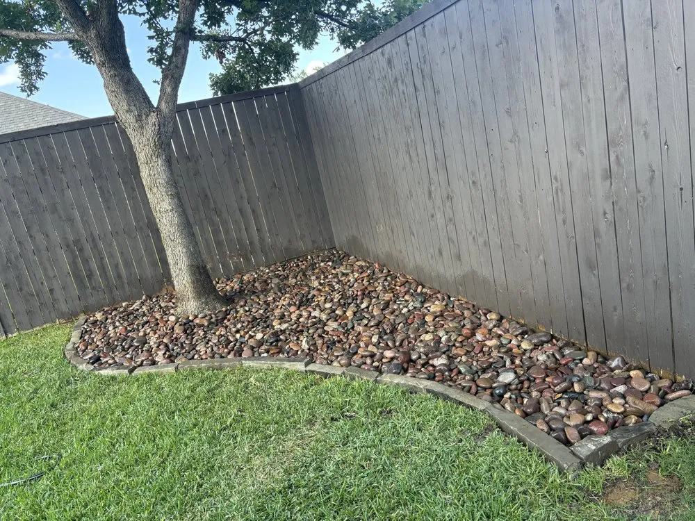 Local yard cleanup service for year-round maintenance in Terrell, TX by Redstripe Lawn Care