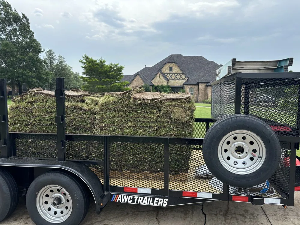 Expert landscape installation for residential properties in Terrell, TX by Redstripe Lawn Care