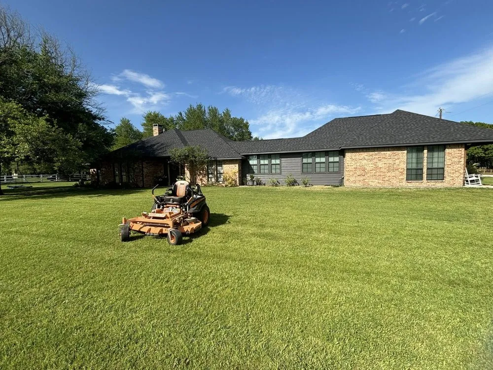 Local landscape design in Terrell, TX by Redstripe Lawn Care