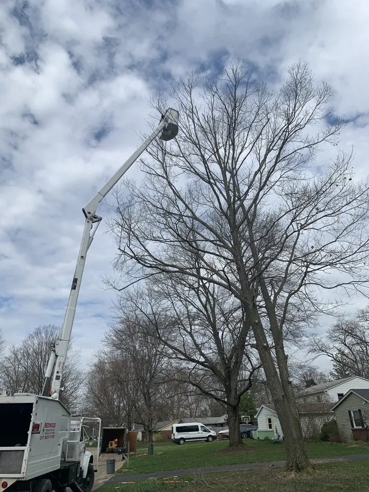 Professional lawn mowing service in Thorntown, IN by Redwood Landscape