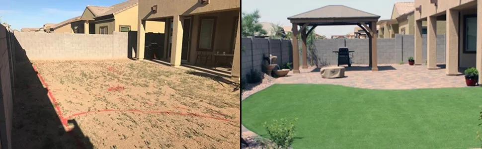 Local landscape installation near you in Mesa, AZ by Redwood Landscaping