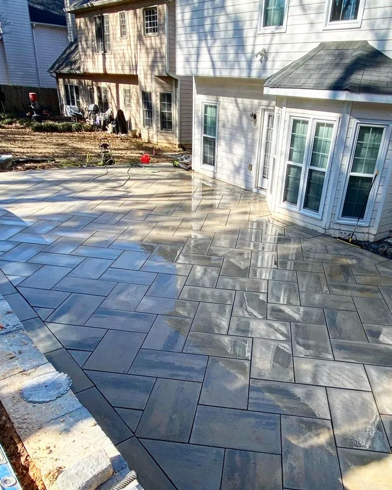 Trusted yard cleanup service with custom design in Auburn, GA by Redwood Outdoor Designs