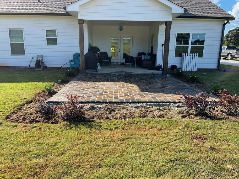 Local lawn care service for residential properties in Auburn, GA by Redwood Outdoor Designs