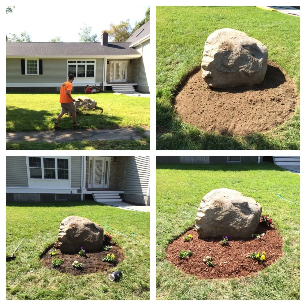 Professional landscape installation experts serving Weymouth, MA - RedZone Landscaping