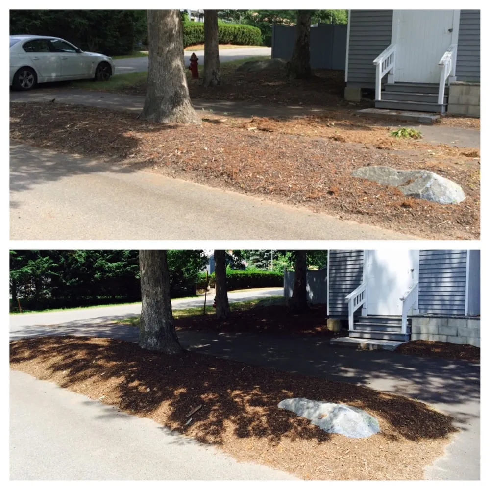 Affordable residential landscaping for beautiful yards in Weymouth, MA by RedZone Landscaping