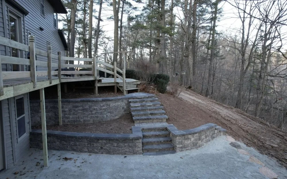 Professional landscape installation with custom design in Green Bay, WI by Reed Property Restoration