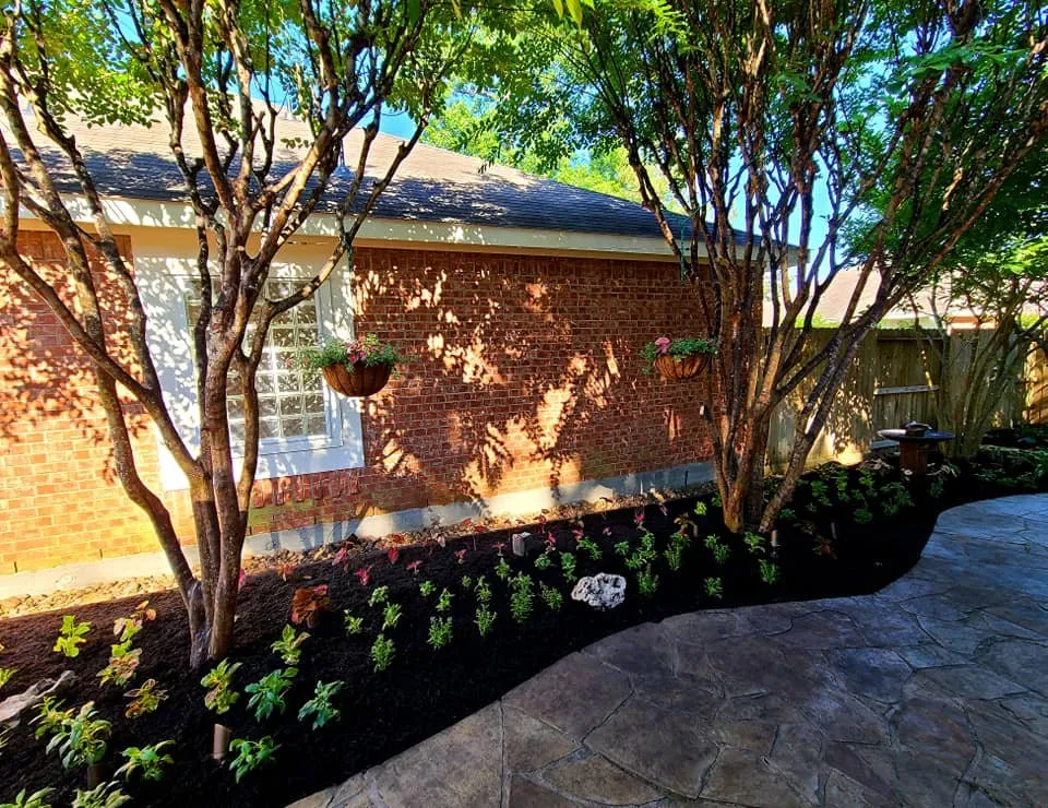 Professional landscape design in Huntsville, TX by Reed's Lawn & Landscaping Services