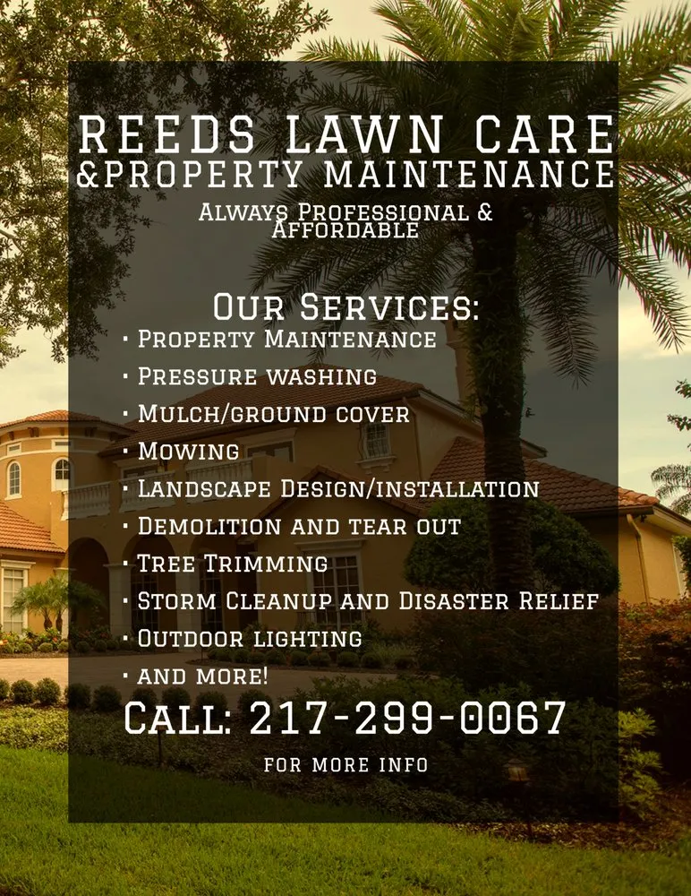Affordable garden landscaping experts serving Kissimmee, FL - Reed's Lawn & Property Maintenance