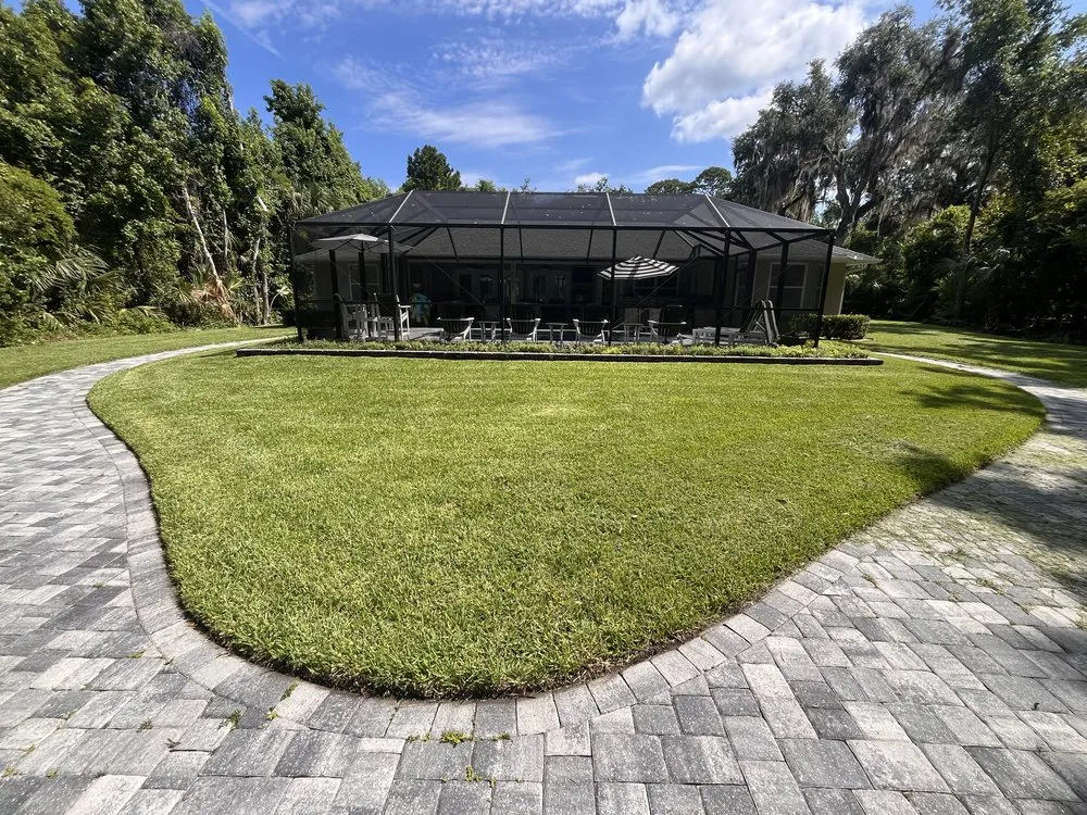 Local landscape installation in Crescent City, FL by Reed’s Leaf & Lawn