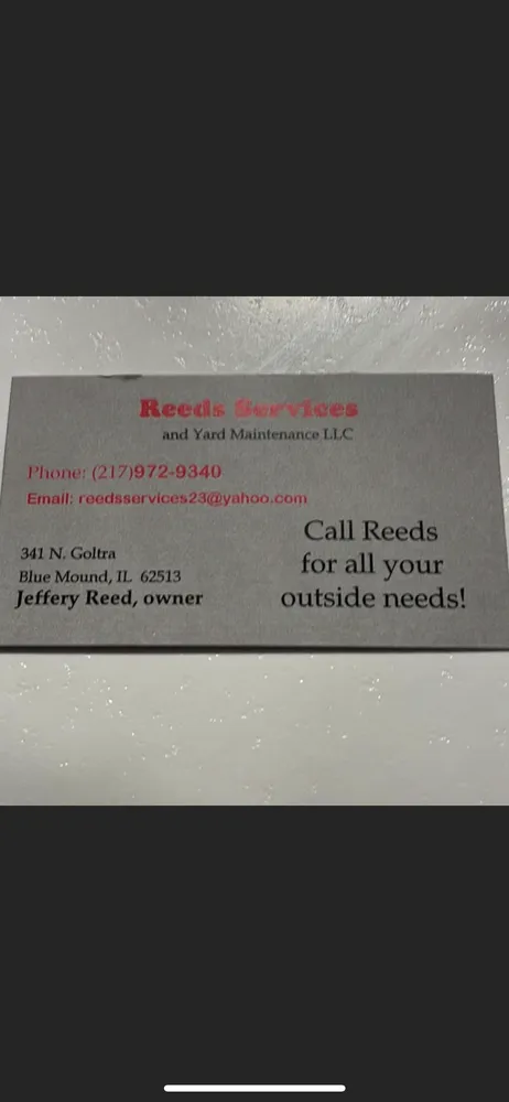 Expert outdoor landscaping in Blue Mound, IL by Reeds Services and Yard Maintenance