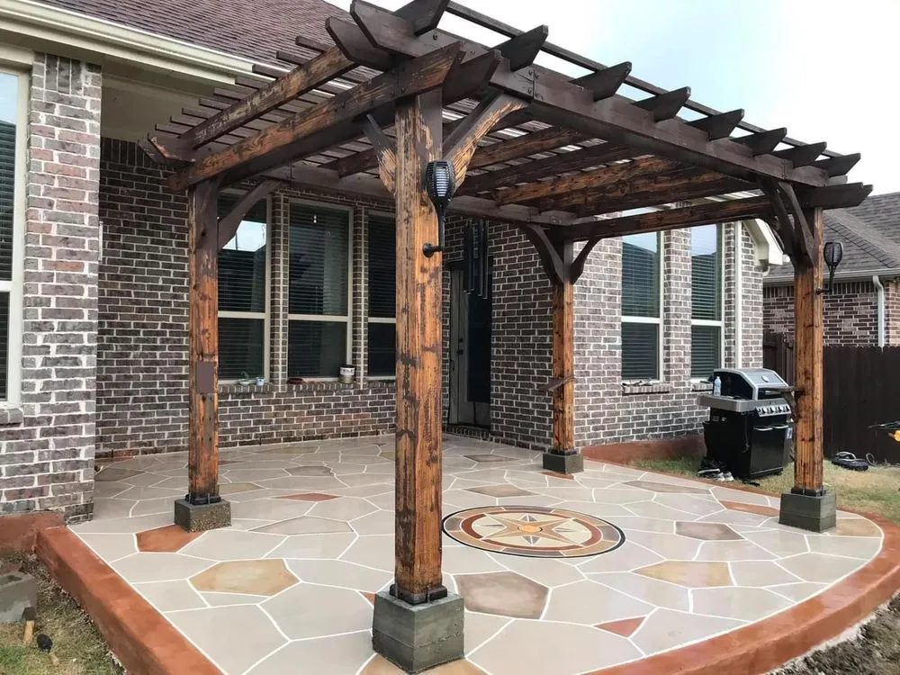 Affordable landscaping services for year-round maintenance across Lake Dallas, TX - Reel Construction and Concrete