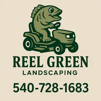 Reel Green Landscaping Logo