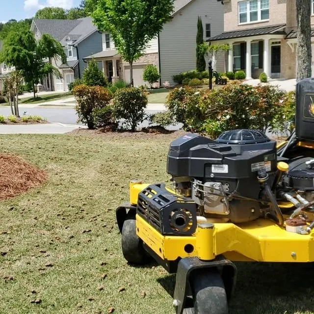 Expert yard cleanup service in Cumming, GA by Reel Mowing