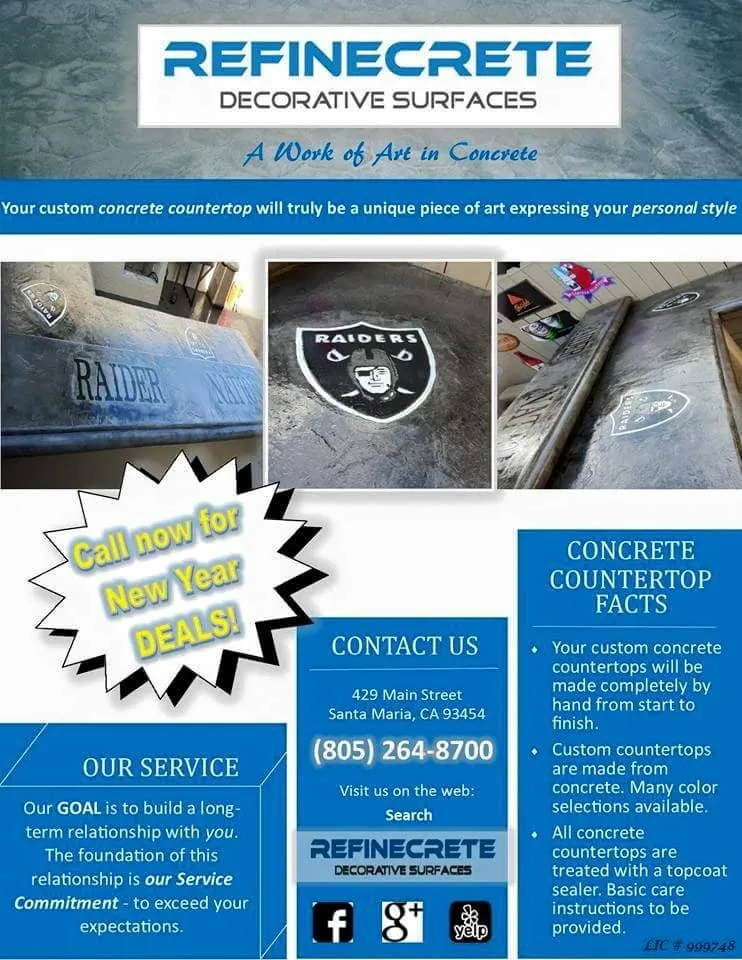 Local lawn care service in Santa Maria, CA - Refinecrete Decorative Surfaces