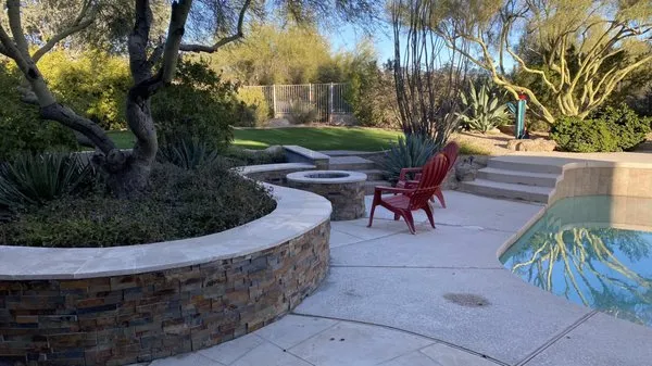 Refined Custom Landscape Construction Logo