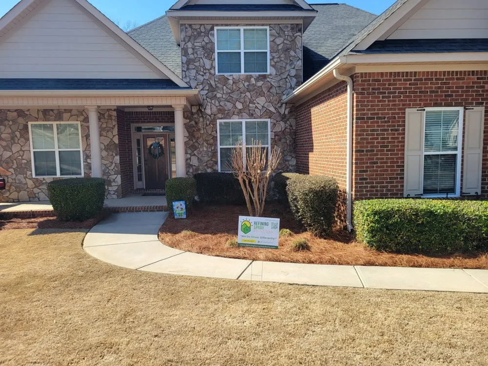 Expert landscape installation for beautiful yards in Grovetown, GA by Refining Spray Solutions