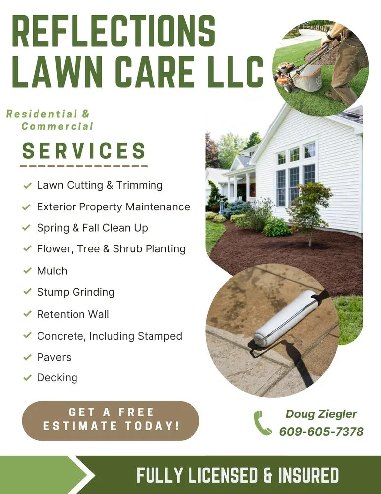Expert outdoor landscaping experts serving Gloucester City, NJ - Reflections Lawn Care