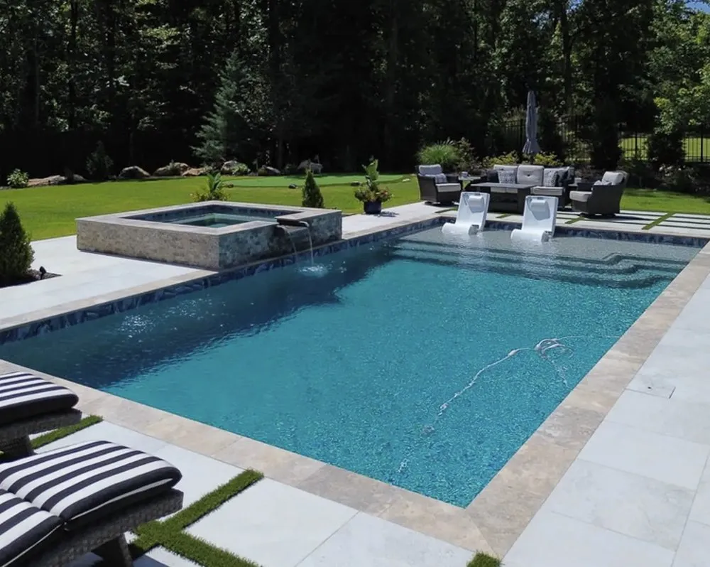 Custom lawn mowing service in Cumming, GA by Reflections Pool & Design