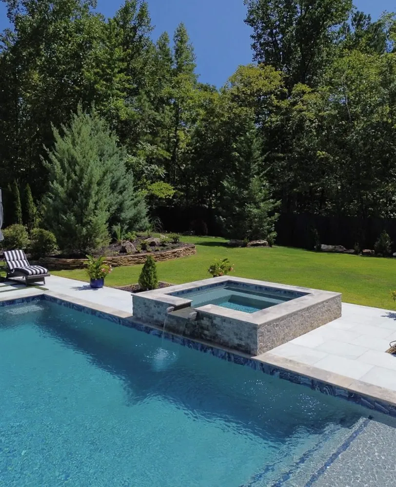 Affordable outdoor landscaping in Cumming, GA by Reflections Pool & Design