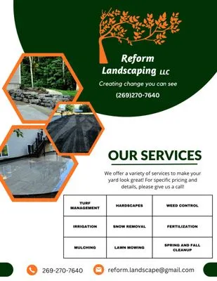 Reform Landscaping Logo