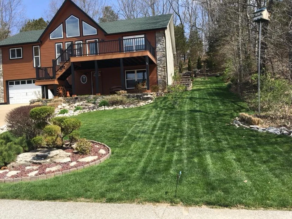 Local yard cleanup service with custom design in Wentzville, MO by Refresh Outdoor Services