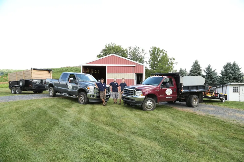 Custom landscape design for year-round maintenance in Wescosville, PA by Regal Landscapes