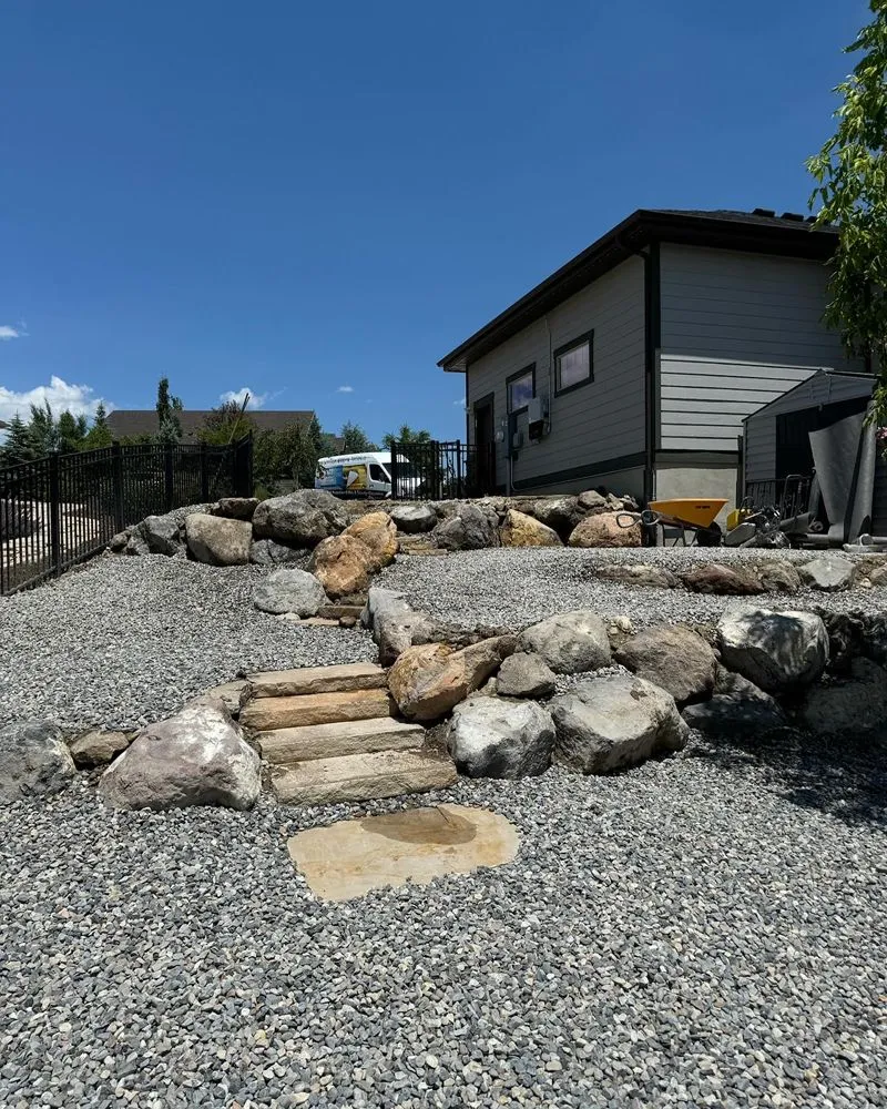 Local garden landscaping for residential properties in Daniel, UT by Regal Service Team