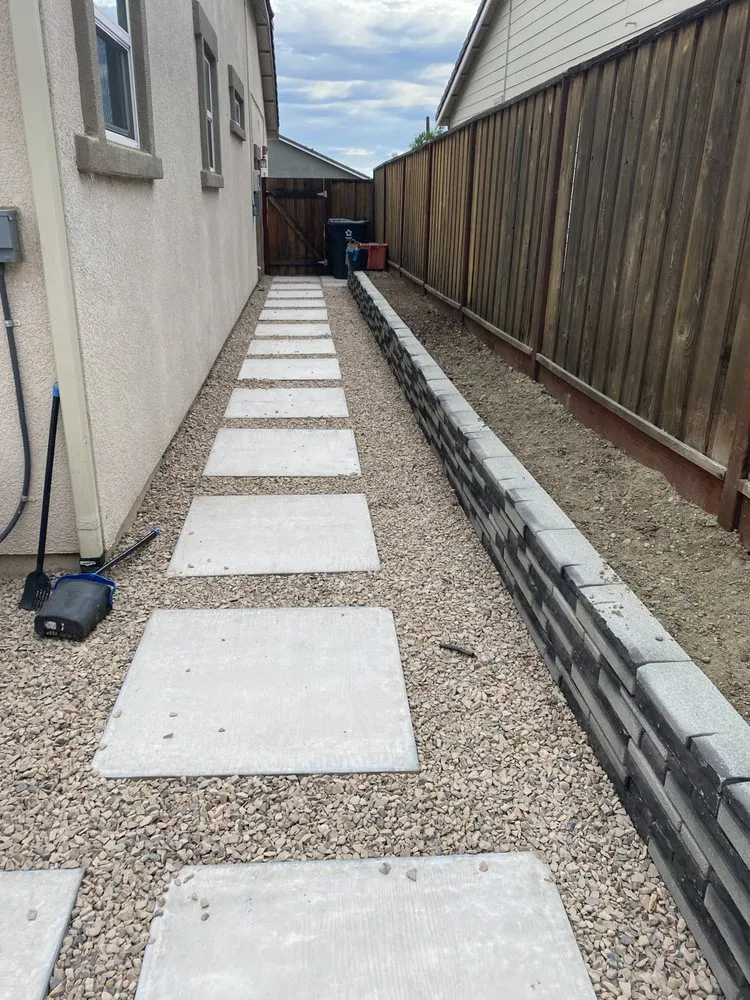 Custom landscape installation in Antioch, CA by Regalado Landscape