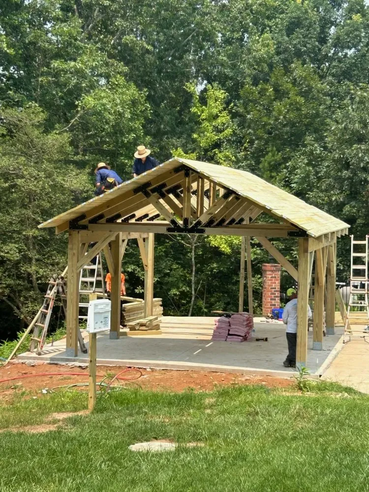 Custom lawn mowing service with custom design across Morganton, NC - Regino’s Tree Services