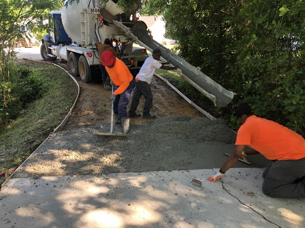 Expert lawn mowing service with custom design in Stockbridge, GA by Regis and Sons