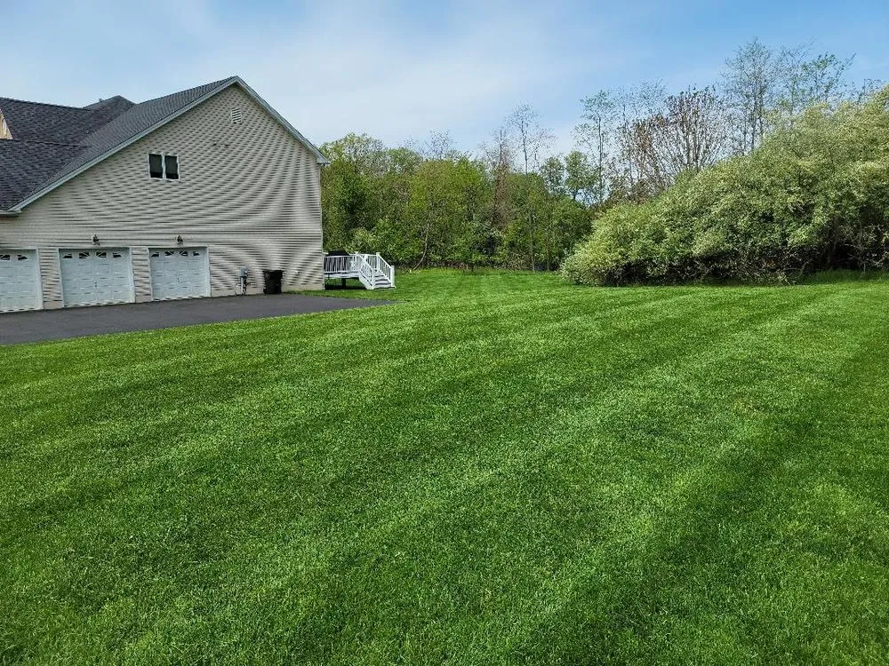 Professional landscape design for homes in Bordentown, NJ by Reid's Lawn Service