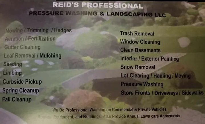 Reliable yard maintenance near you across Lynchburg, VA - Reid's Professional Pressure Washing & Landscaping