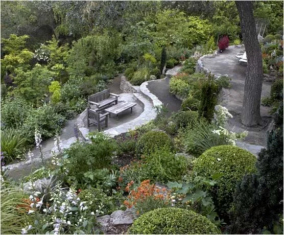 Professional outdoor landscaping for residential properties in San Rafael, CA by Reilly Designs