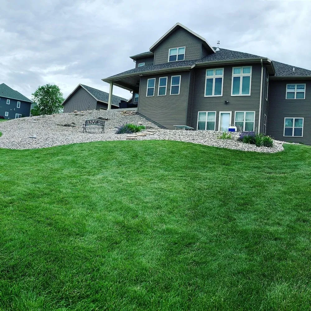 Custom outdoor landscaping for homes in Little Suamico, WI by Reinhard's 4 Seasons