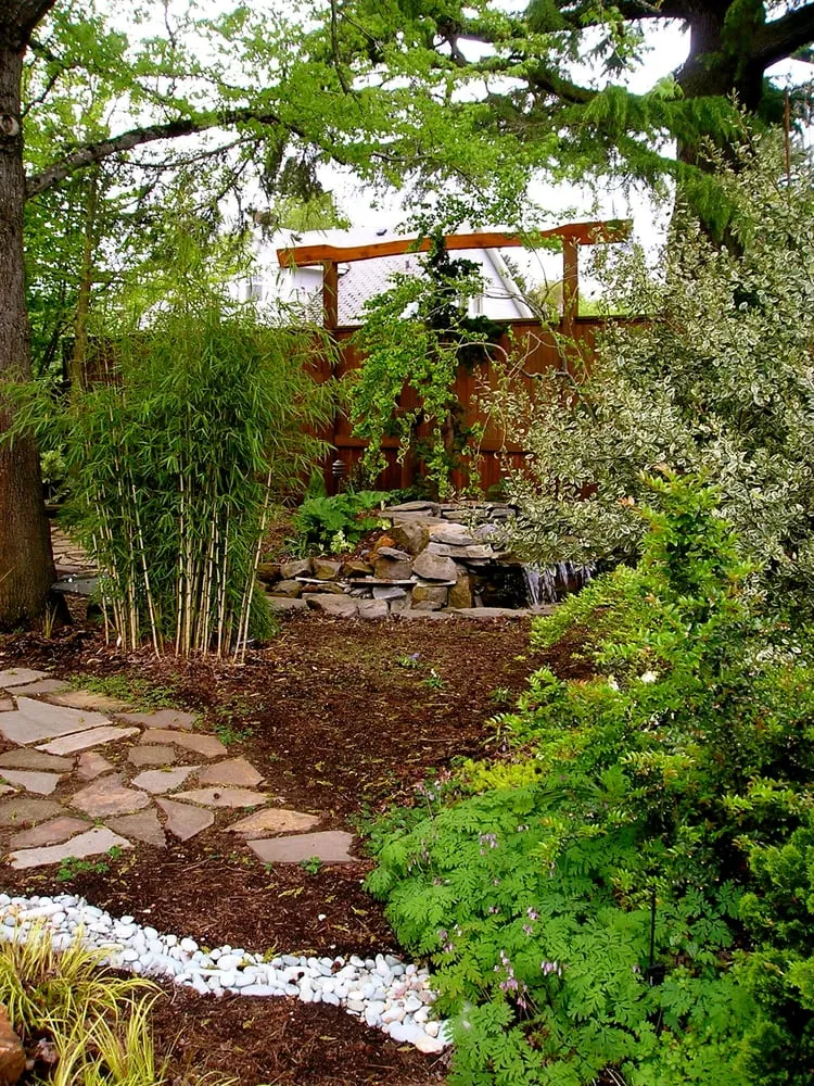 Custom garden landscaping in Portland, OR - Rejuvenation Artisans Landscapes
