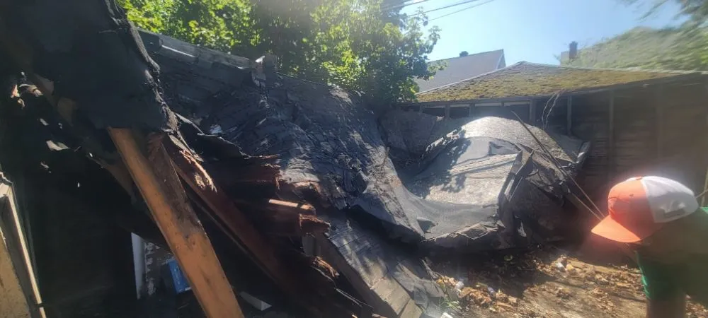 Custom landscape installation in Buffalo, NY by Relax While We Work