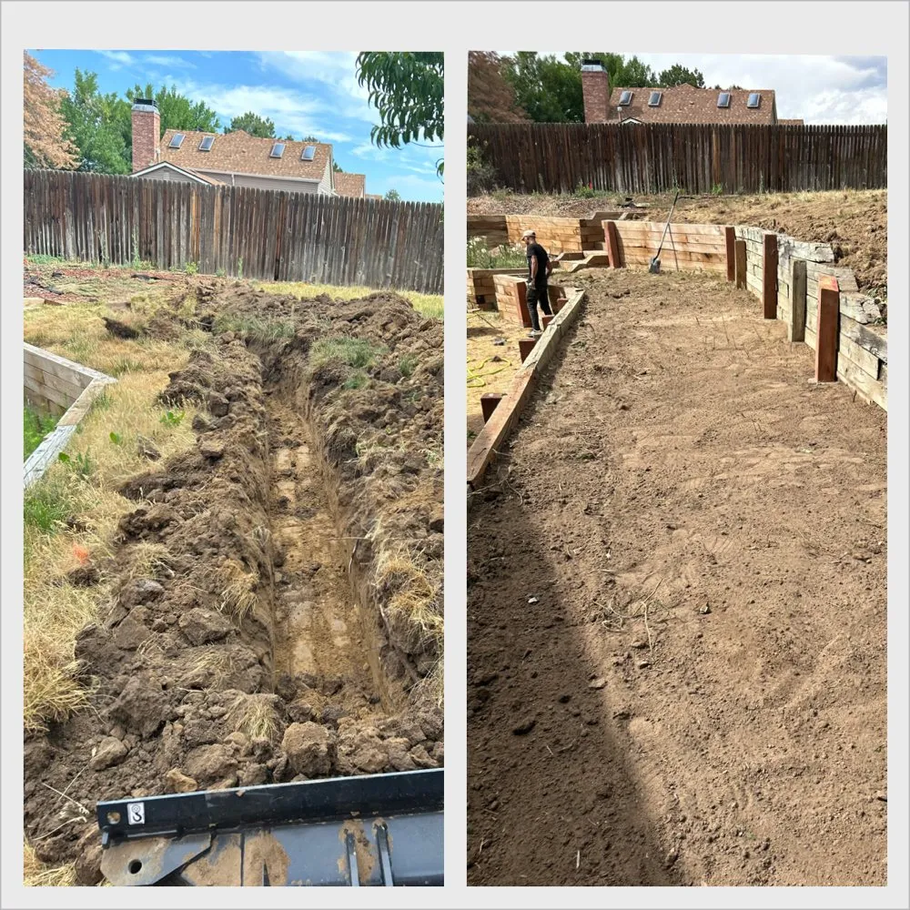Professional outdoor landscaping in Elizabeth, CO - Relentless Excavating