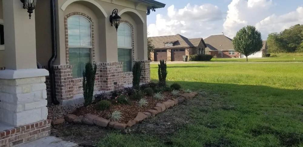 Affordable lawn care service for residential properties in Beaumont, TX by Reli-a-lawn and Landscaping