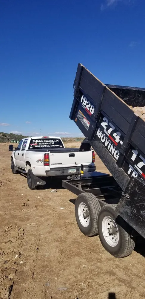 Expert yard cleanup service with custom design in Sedona, AZ by Reliable Hauling