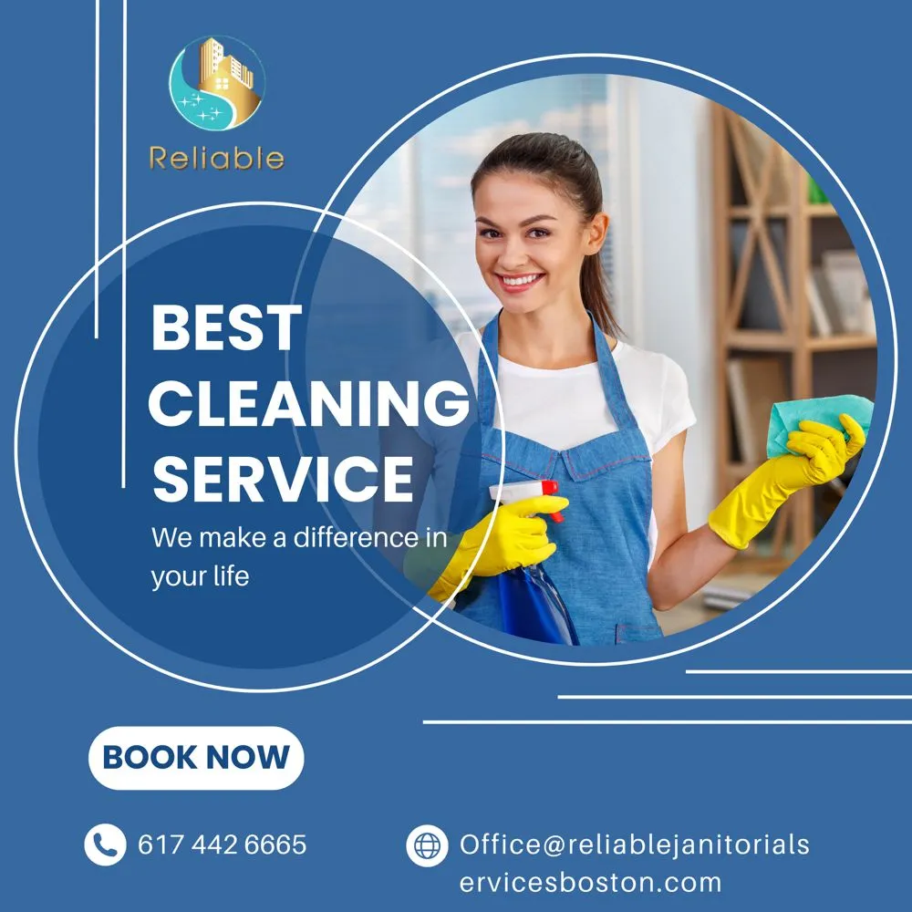 Custom lawn mowing service in Boston, MA by Reliable Janitorial Services