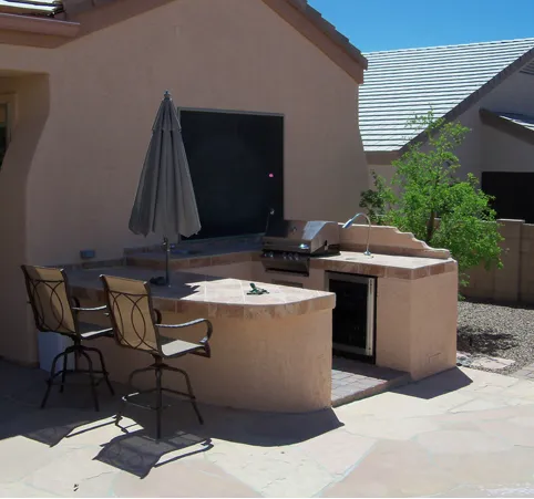 Professional garden landscaping in Tucson, AZ by Reliable Landscape Services