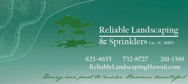 Reliable Landscaping and Sprinklers Logo